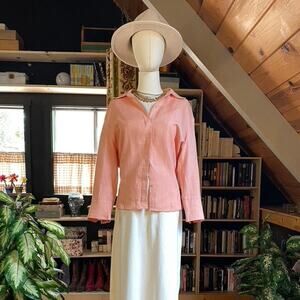 Ellen Tracy Linen Shirt